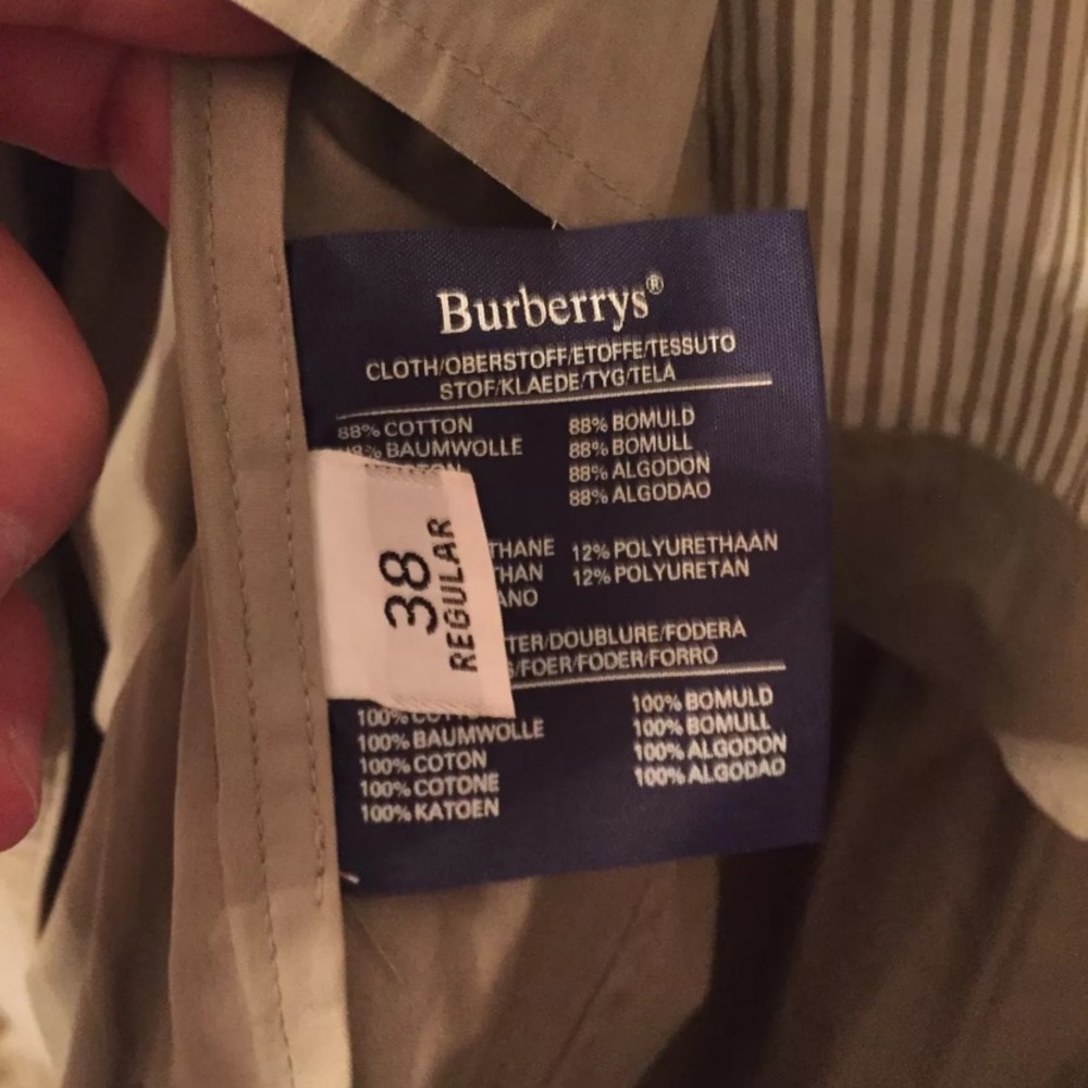 authentic BURBERRY PROSORUM TRENCHCOAT size 38 - Picture 3 of 8